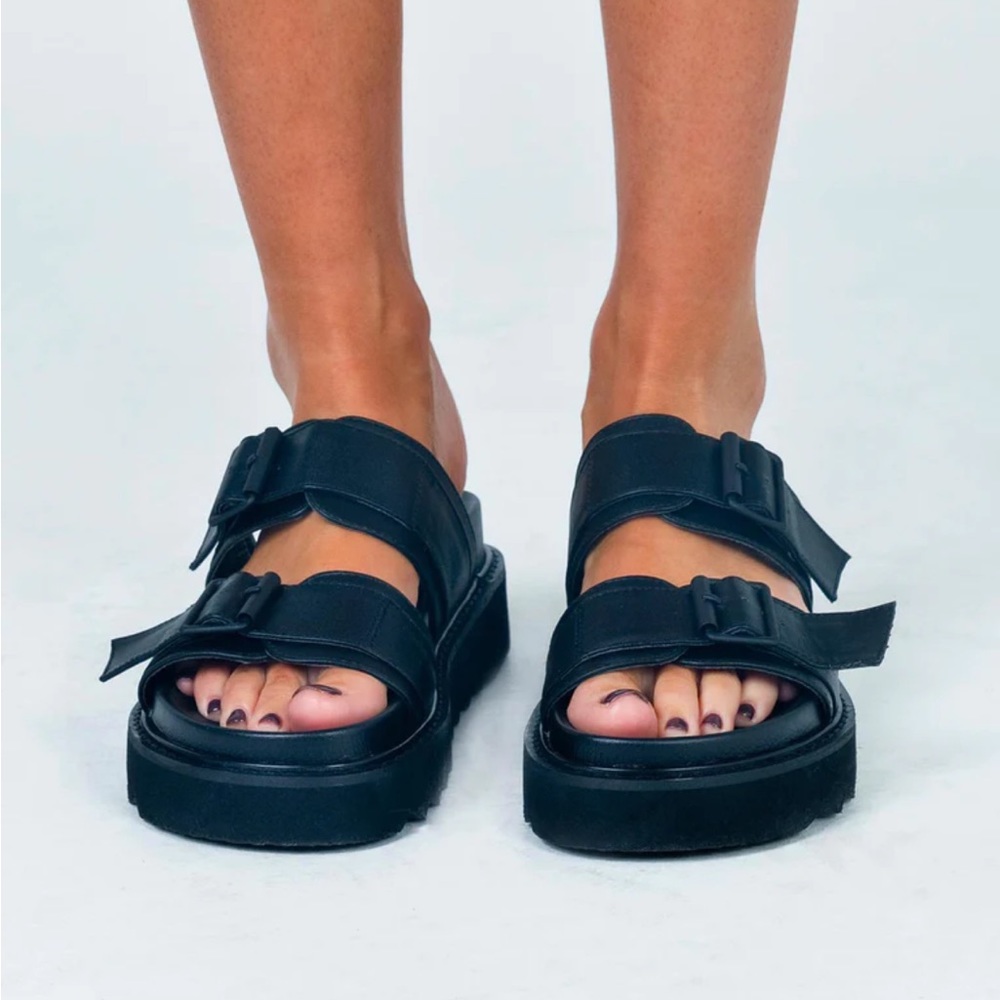Princess Polly Ma Belle Sandals Black